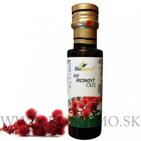 Ricínový olej BIO -jedlý 250 ml