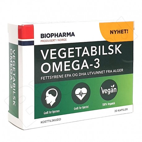 VEGETABILSK OMEGA-3. Biopharma